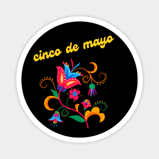 Cinco de Mayo Floral Magnet